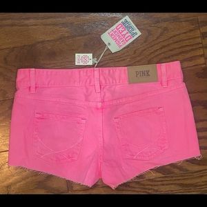 Pink Jean Shorts